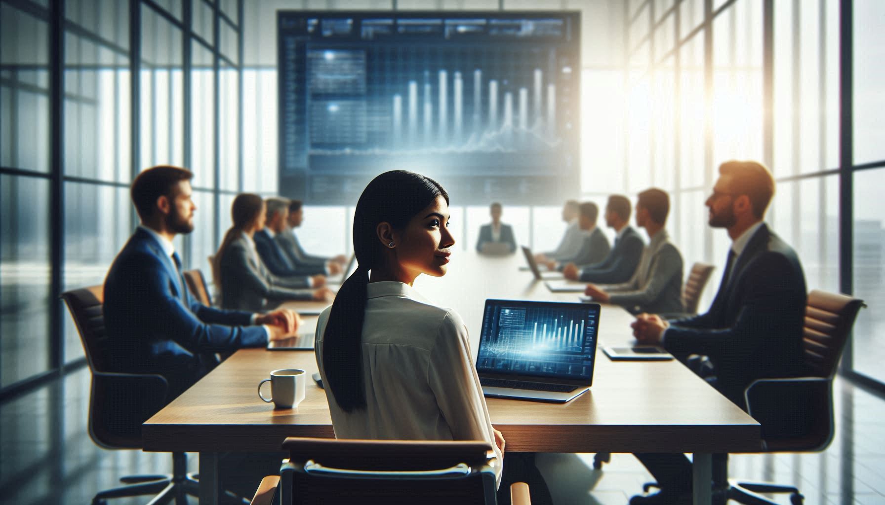 Warum IT Consulting für das Management immer wichtiger wird IT Consulting Manager in einem Besprechungsraum an einem großen Tisch