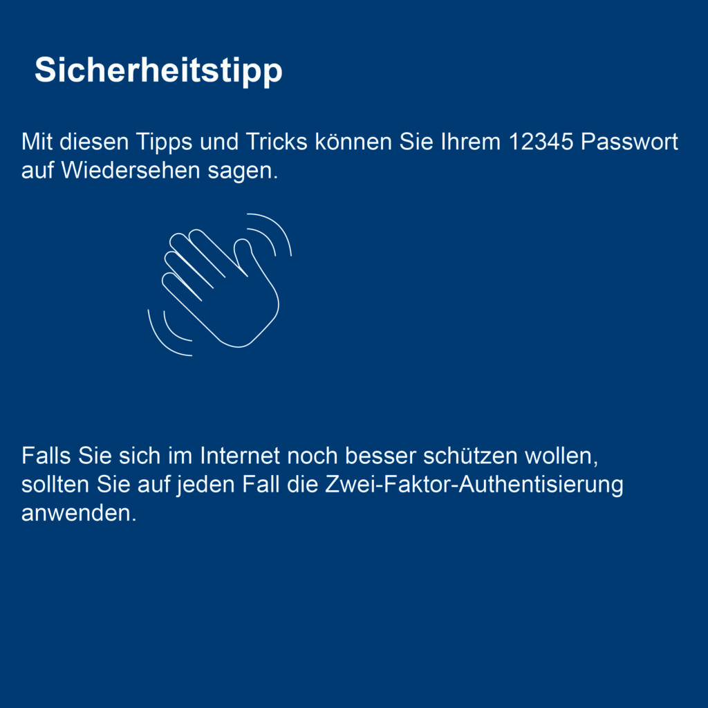 Kachel mit Tipp