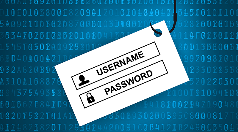 Zettel an einem Haken, username und password ist zu lesen