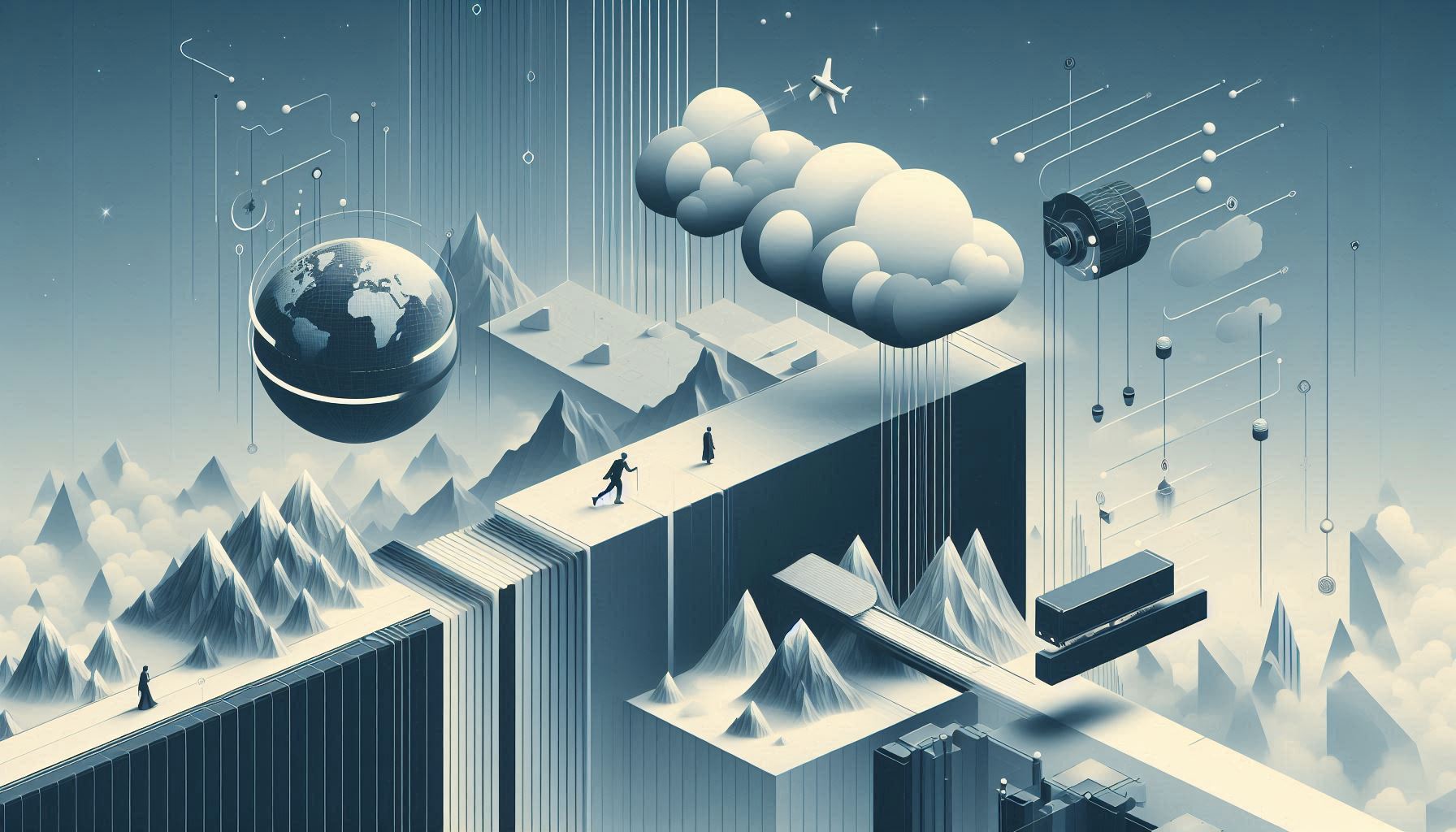 Symbolbild mit Illustration von Datensicherung Cloud 