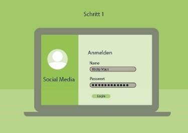 Zwei-Faktor-Authentifizierung Grafik 2 Grafik von Desktop