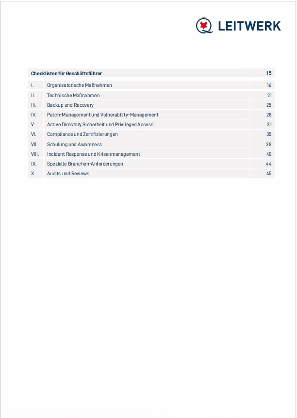 IT-Pflichten und Haftung für Geschäftsführer