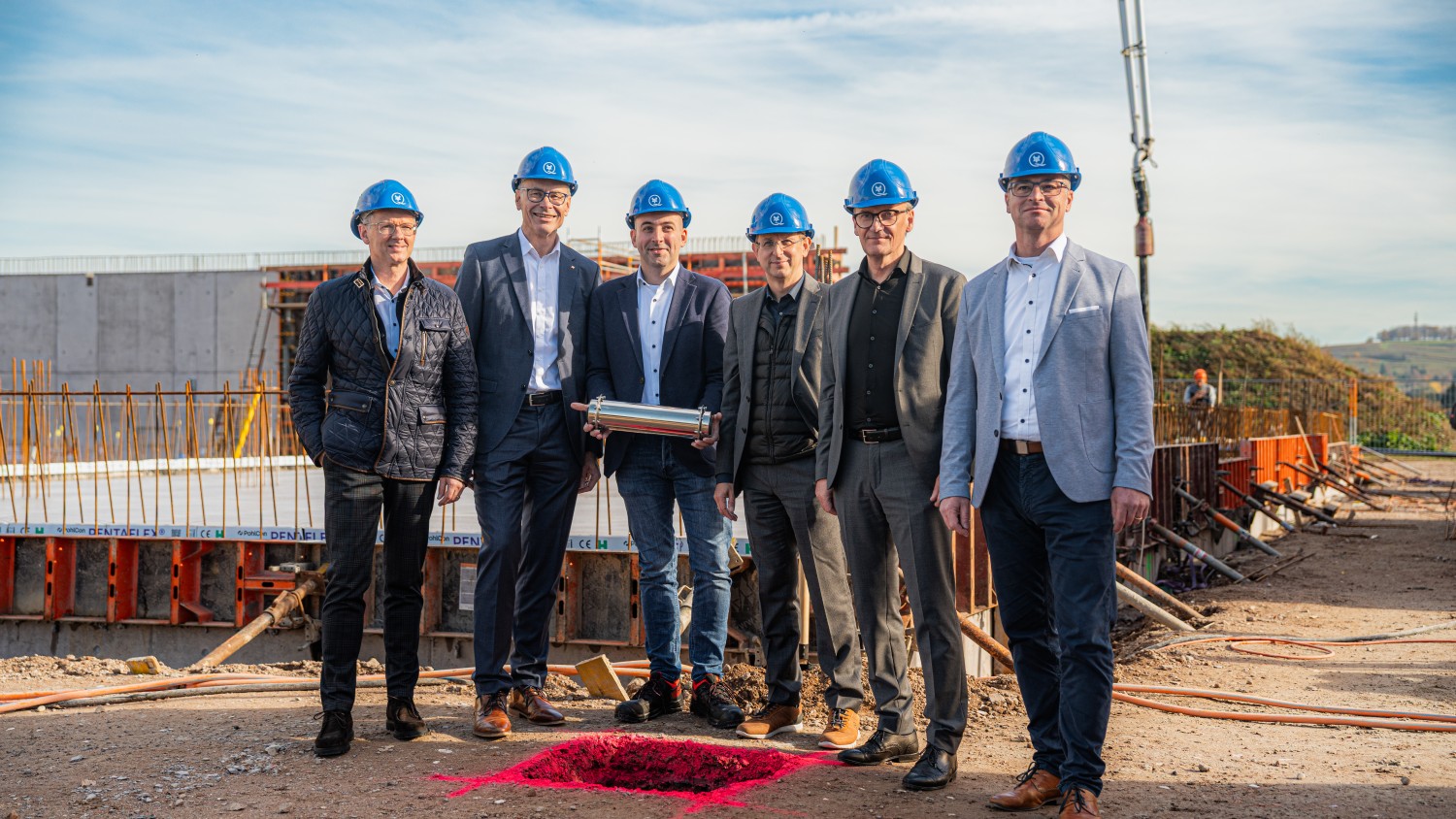 Offizielle Grundsteinlegung Rechenzentrum Lahr