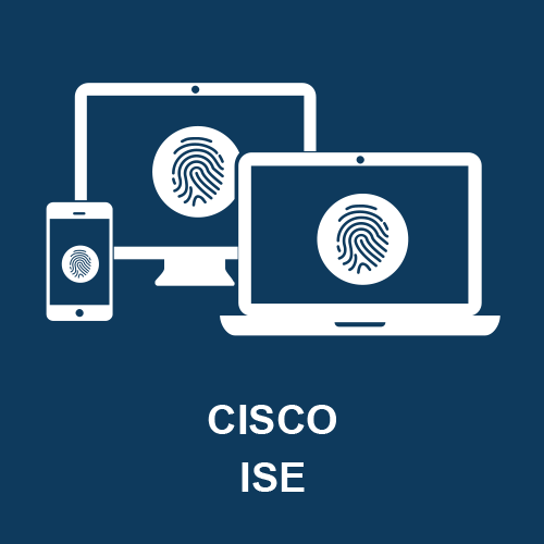 Cisco ISE Handy , Notebook mit Fingerprint