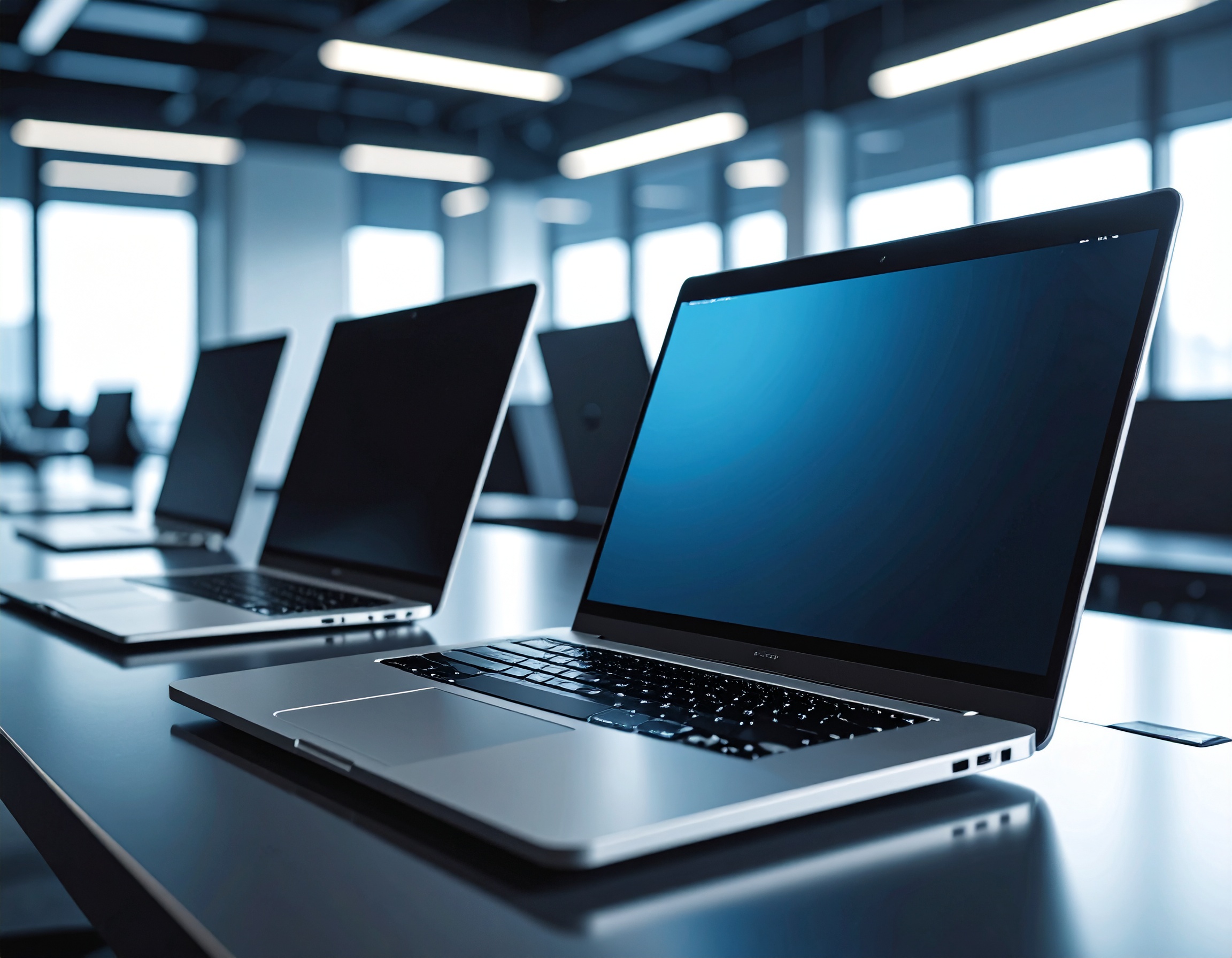 Express-Versand & professionelle Einrichtung Flexible Arbeitsplätze mit gemieteten Laptops für Firmen