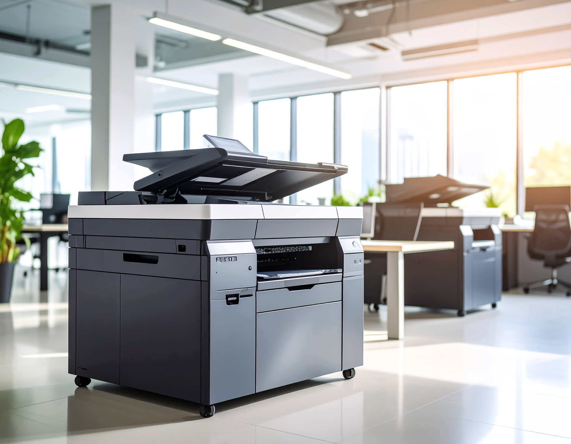 Multifunktionsdrucker: Alles in einem Gerät Multifunktionsdrucker mit integriertem Scanner und Kopierer