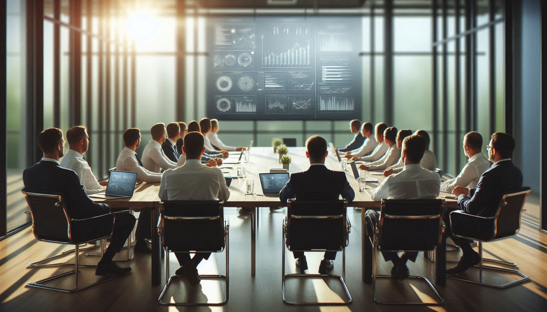 Vorteile von IT Consulting Management für Ihr Unternehmen IT Consulting Manager in einem Besprechungsraum mit vielen Computern