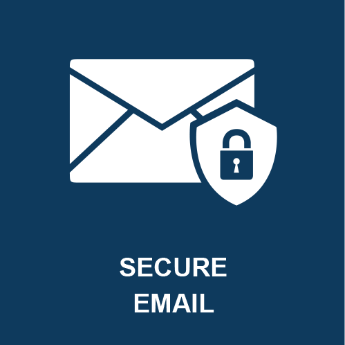 Secure E-Mail , Briefumschlag mit Schloss