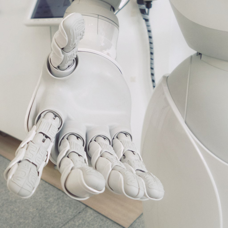 KIaas Grafik Hand eines Roboters