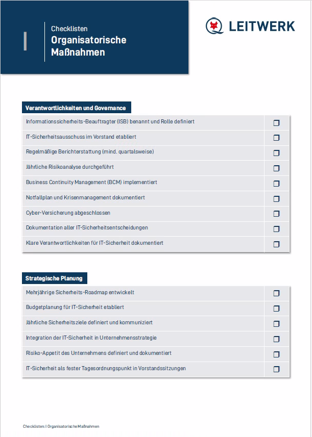 IT-Pflichten und Haftung für Geschäftsführer