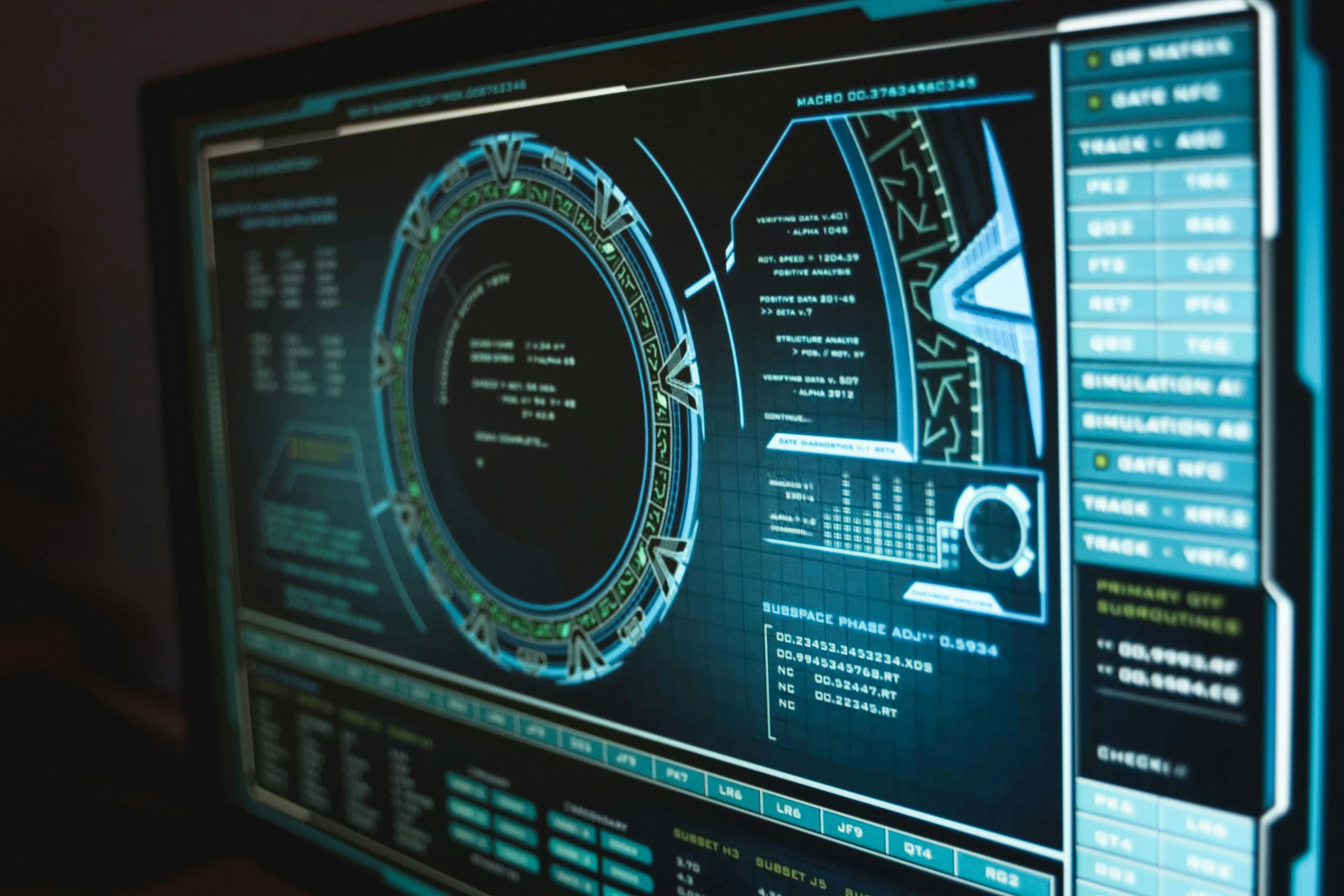 Control Screen Bildschirm mit digataler Anzeige